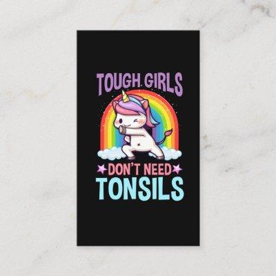 Funny Tonsil Removal Unicorn Kid Tonsillectomy
