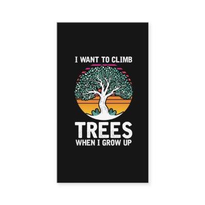 Funny Tree Climber Kid Arborist Future Job