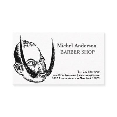 Funny vintage style barber