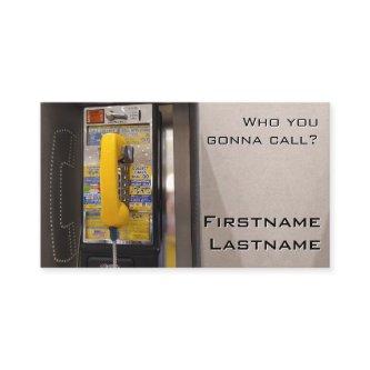 Funny who you gonna call old coin telephone busine