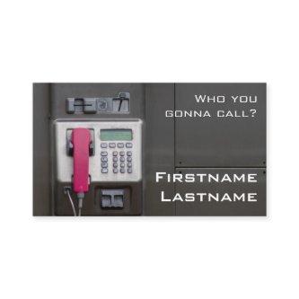 Funny who you gonna call old coin telephone