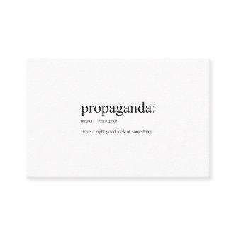 Funny Word Definitions: Propaganda