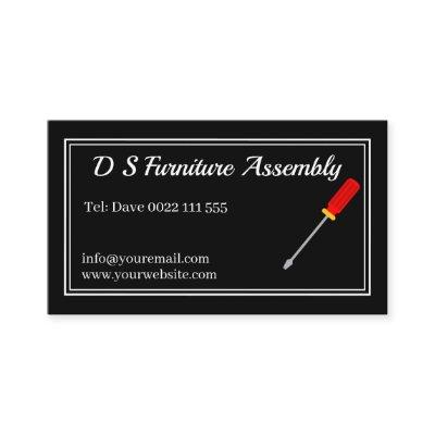Furniture Assembly Screwdriver Black