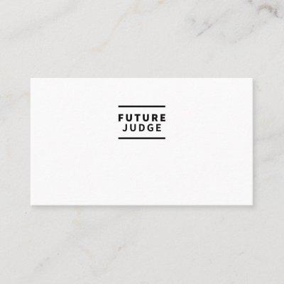 Future judge