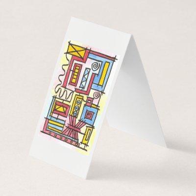 Gadgetry Four-Whimsical Modern Geometric Art