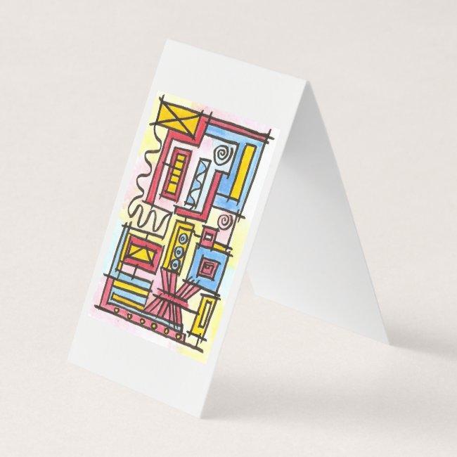 Gadgetry Four-Whimsical Modern Geometric Art