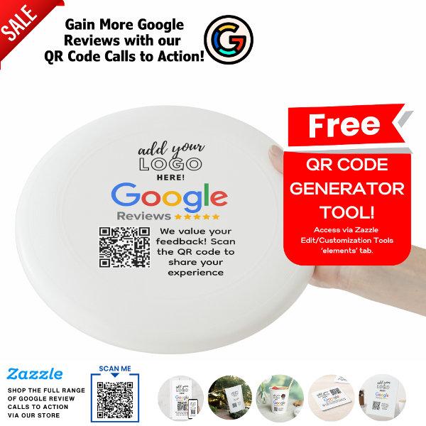 GAIN MORE GOOGLE REVIEWS WITH QR CODE CALLS TO ACT Wham-O FRISBEE