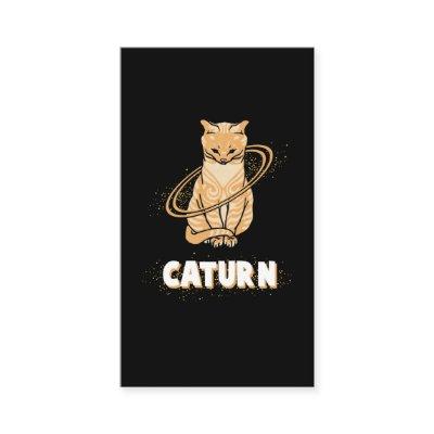 Galaxy Cat Astronaut Saturn Planet Space Kitten