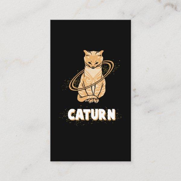 Galaxy Cat Astronaut Saturn Planet Space Kitten
