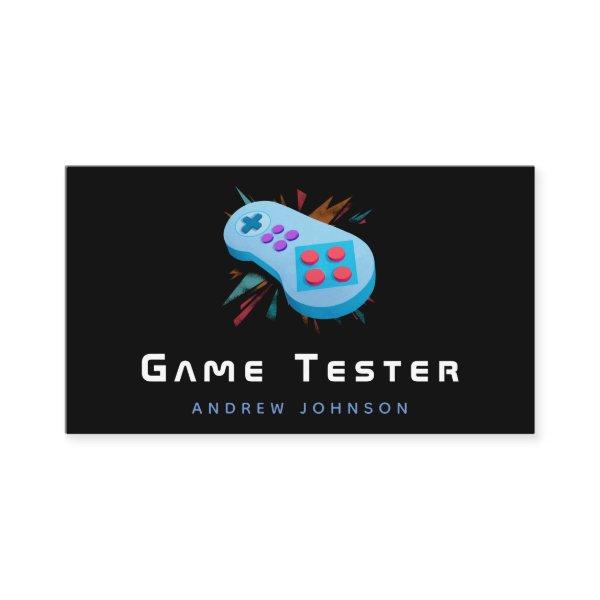 Game Developer Tester Modern Gaming Theme Cool