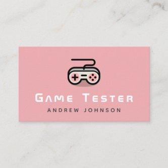 Game Developer Tester Pink Joystick Controller