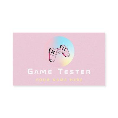 Game Tester Developer Holographic Controller Girly