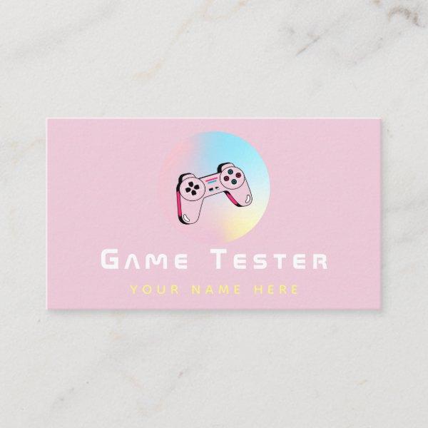 Game Tester Developer Holographic Controller Girly