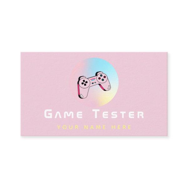 Game Tester Developer Holographic Controller Girly