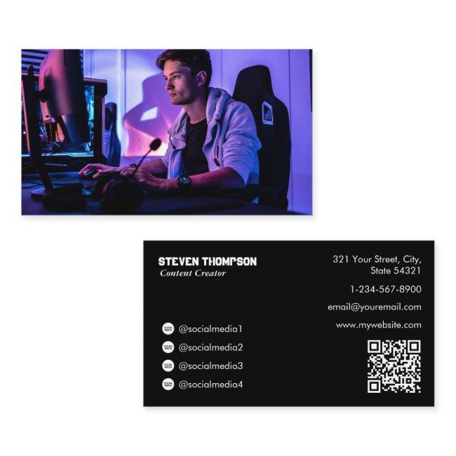 Game Tester Gamer Content Creator Full Photo