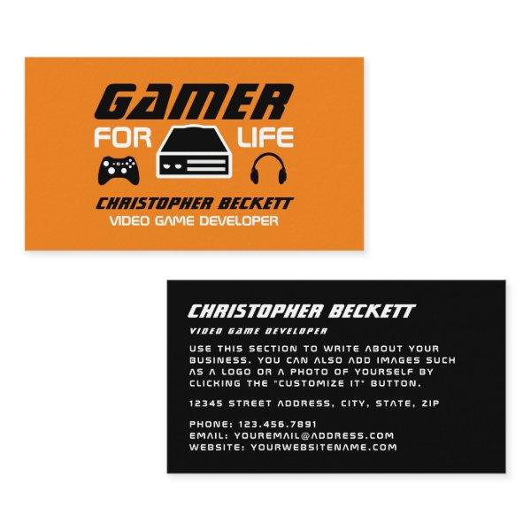 Gamer for Life, Video Game Developer, Designer