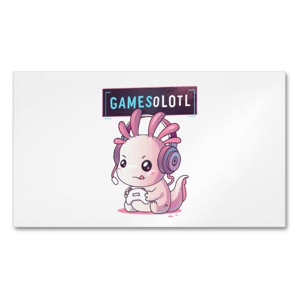 Gamesolotl - Axolotl Gamer  Magnet