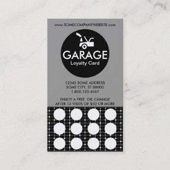 GARAGE grids stamp card