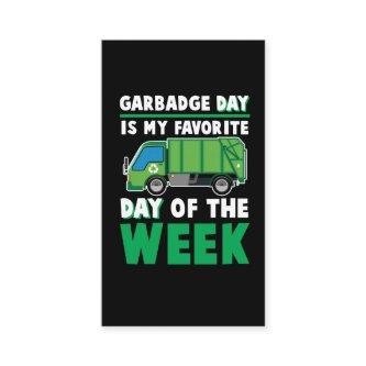 Garbage Day Trash Truck Waste Disposal Dumpster