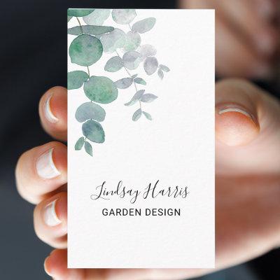 Garden Design Watercolor Eucalyptus