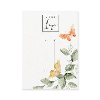 Garden Foliage Butterflies Logo Hair Clip Display