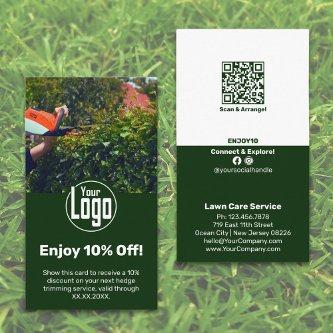 Garden Maintenance Service Enjoy 10% Off! Discount Card