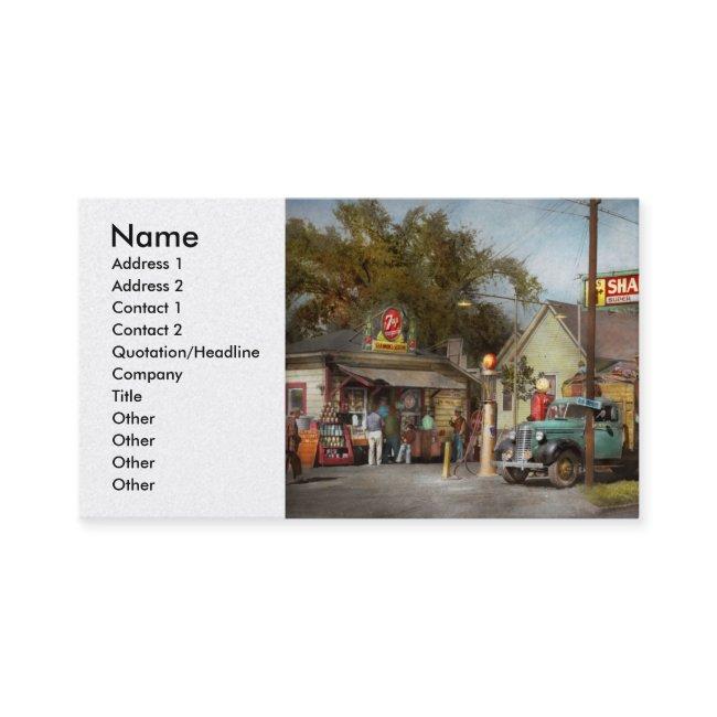 Gas Station - Shannon's super gasolines 1939