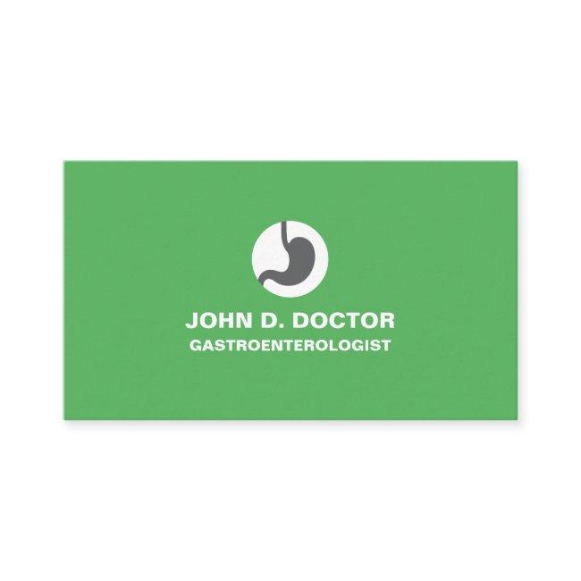 Gastrology or gastrologist green