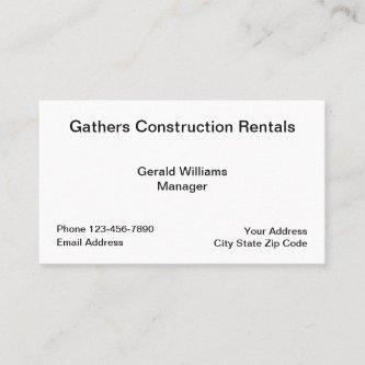 Gathers Rental Construction