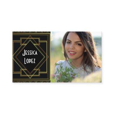 gatsby graduate networking social media photo calling card