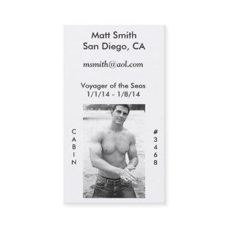 Gay Cruise Card (with back)