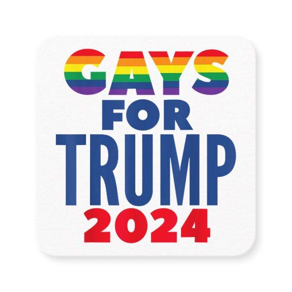 Gays For Trump 2024 Election Square