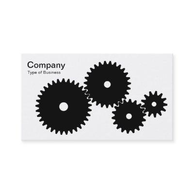 Gears - Black on White