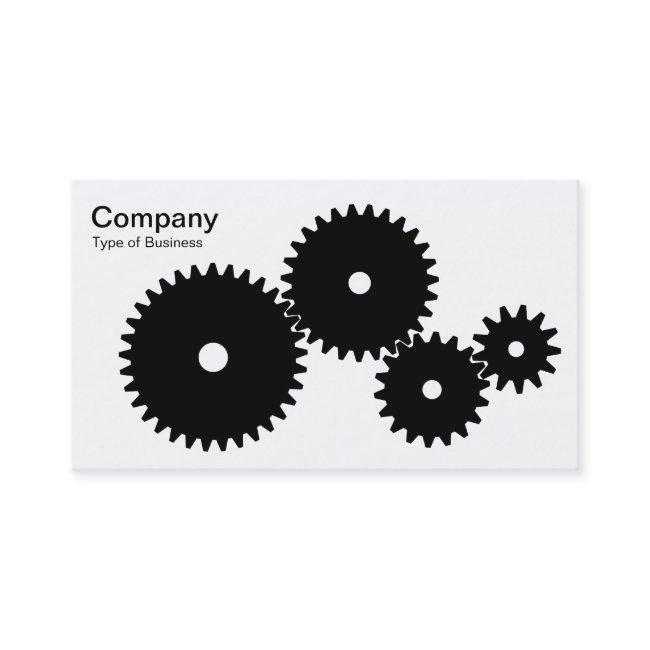 Gears - Black on White