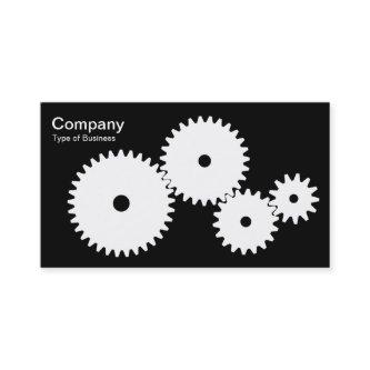 Gears - White on Black