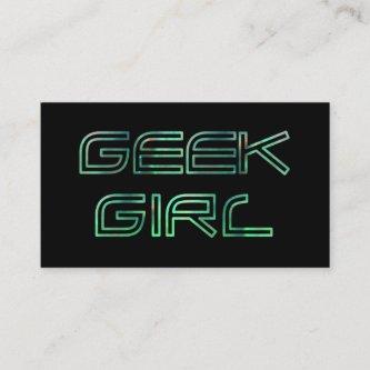 Geek Girl Profile Card