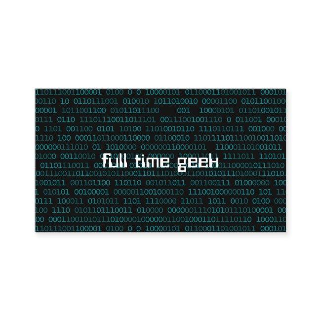 Geek Web Developer Computer Science