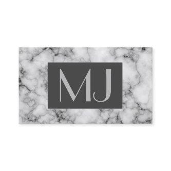 Gem Stone Pattern, Gray / Grey Marble