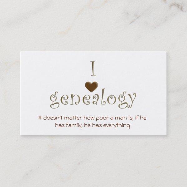 Genealogy Researcher, Customizable