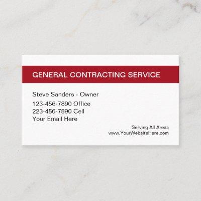 General Contractor Service