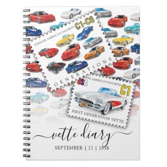 GENERATIONS OF AUTOMOBILE ART NOTEBOOK