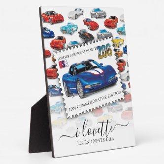 GENERATIONS OF AUTOMOBILE ART PLAQUE