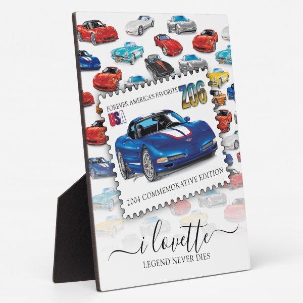 GENERATIONS OF AUTOMOBILE ART PLAQUE