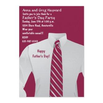 Gentleman's Shirt Invitation