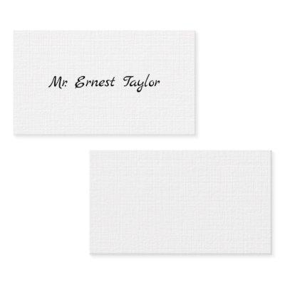 Gentleman's Victorian Calling Cards