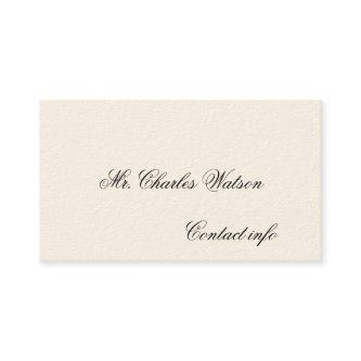 Gentleman's Victorian Calling Cards