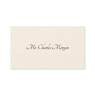 Gentleman's Victorian Calling Cards