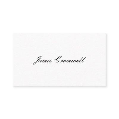 Gentleman's Victorian Calling Cards