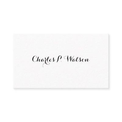 Gentleman's Victorian Calling Cards