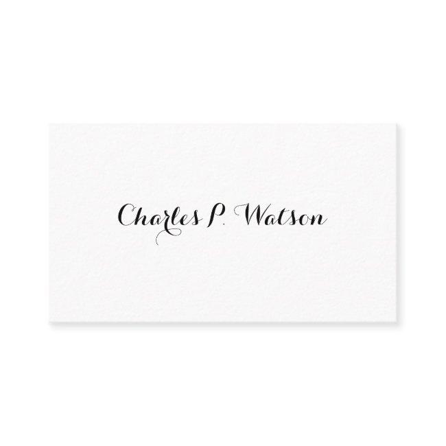 Gentleman's Victorian Calling Cards